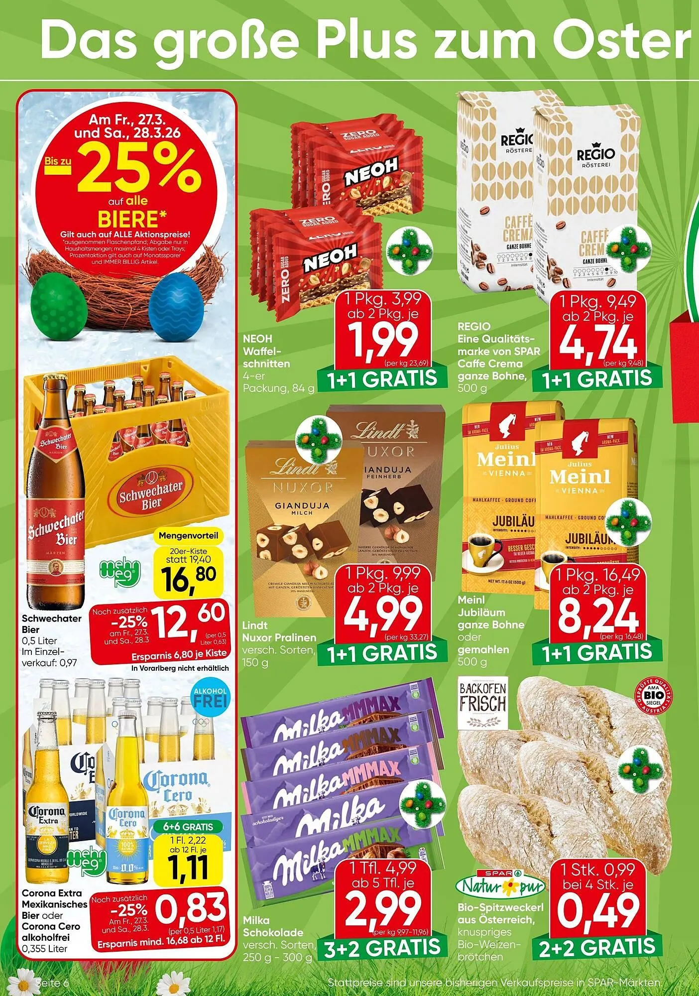 Eurospar Flugblatt von 26. März bis 8. April 2026 - Flugblätt seite  6