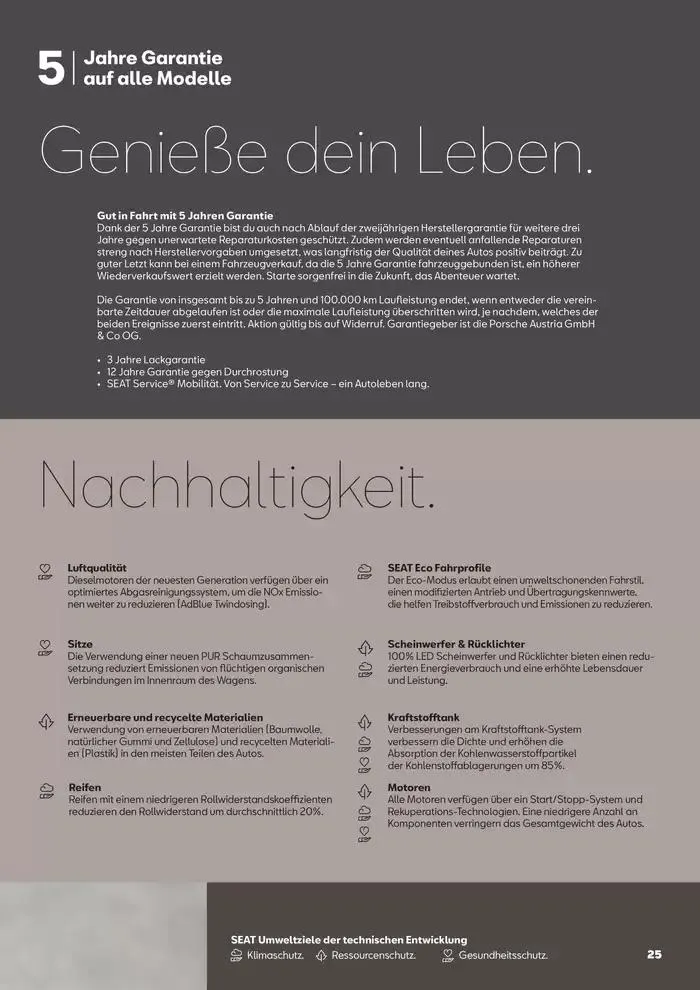 Seat Ateca von 4. Februar bis 26. Jänner 2026 - Flugblätt seite  25