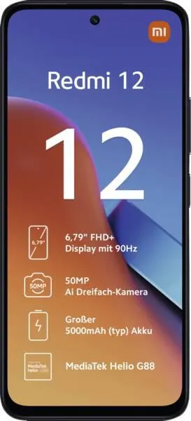Redmi 12 128GB - Midnight Black