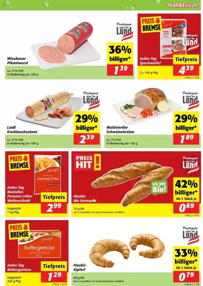 Aktuelle Sonderaktionen von 15. Jänner bis 21. Jänner 2025 - Flugblätt seite 3