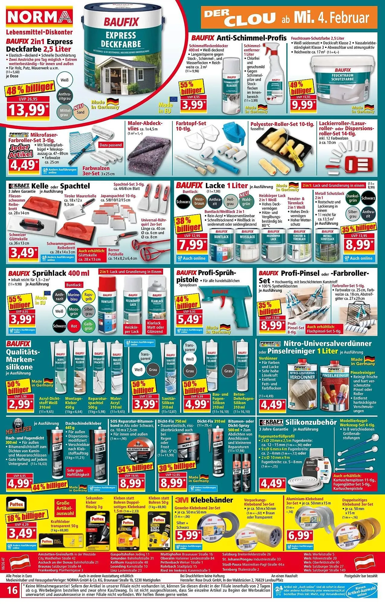 Norma Prospekt von 2. Februar bis 8. Februar 2026 - Flugblätt seite  16