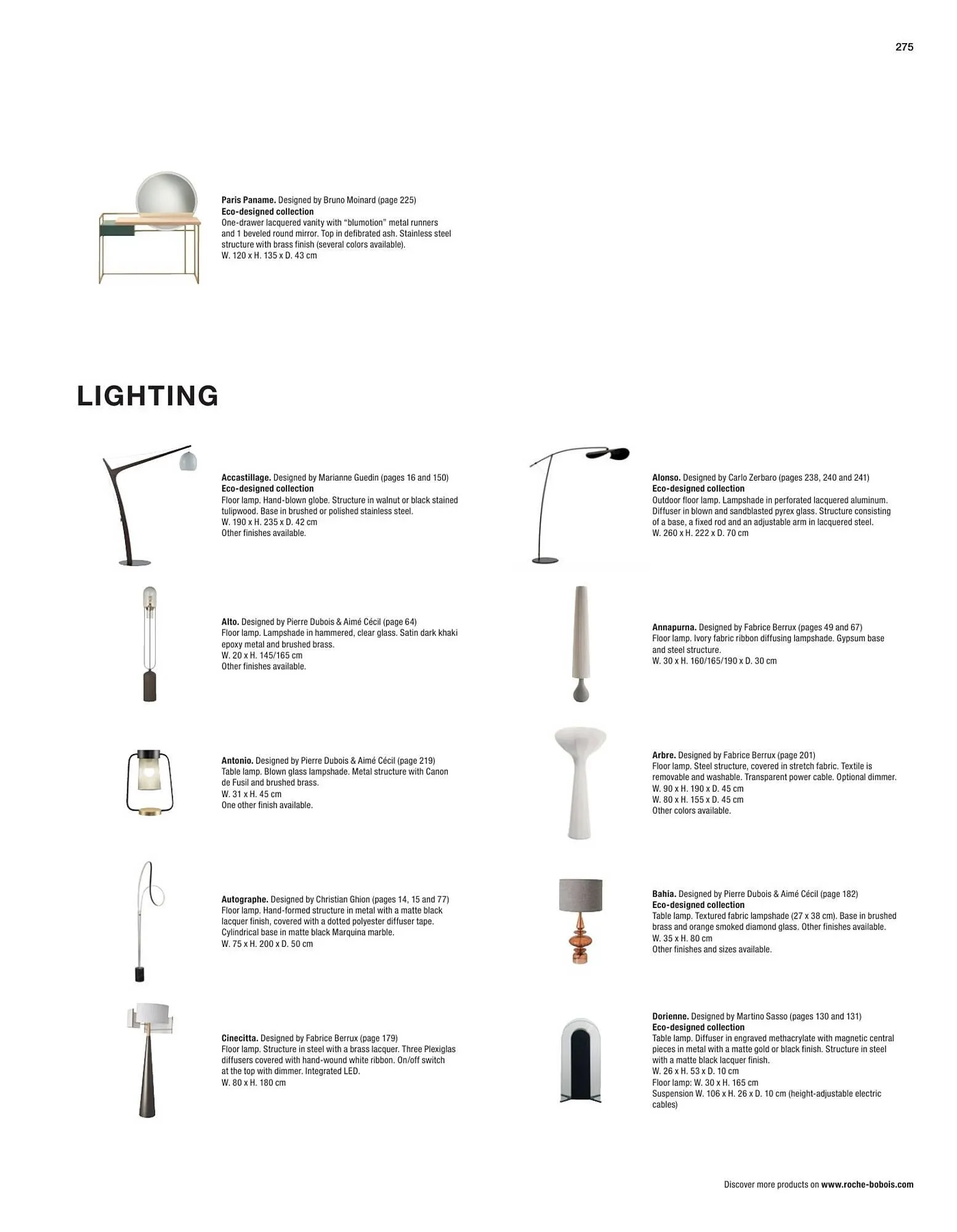Roche Bobois Flugblatt von 9. Jänner bis 6. Jänner 2026 - Flugblätt seite  277