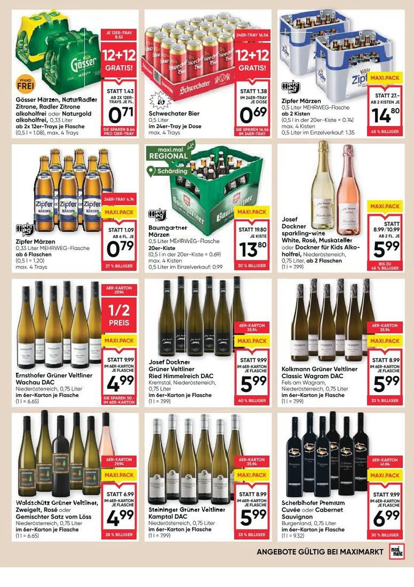 Maximarkt Flugblatt von 22. Jänner bis 28. Jänner 2026 - Flugblätt seite  15
