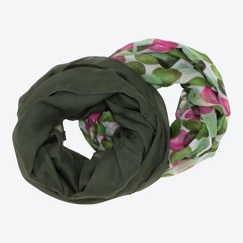 Damen-Loop-Schal, 2er-Pack