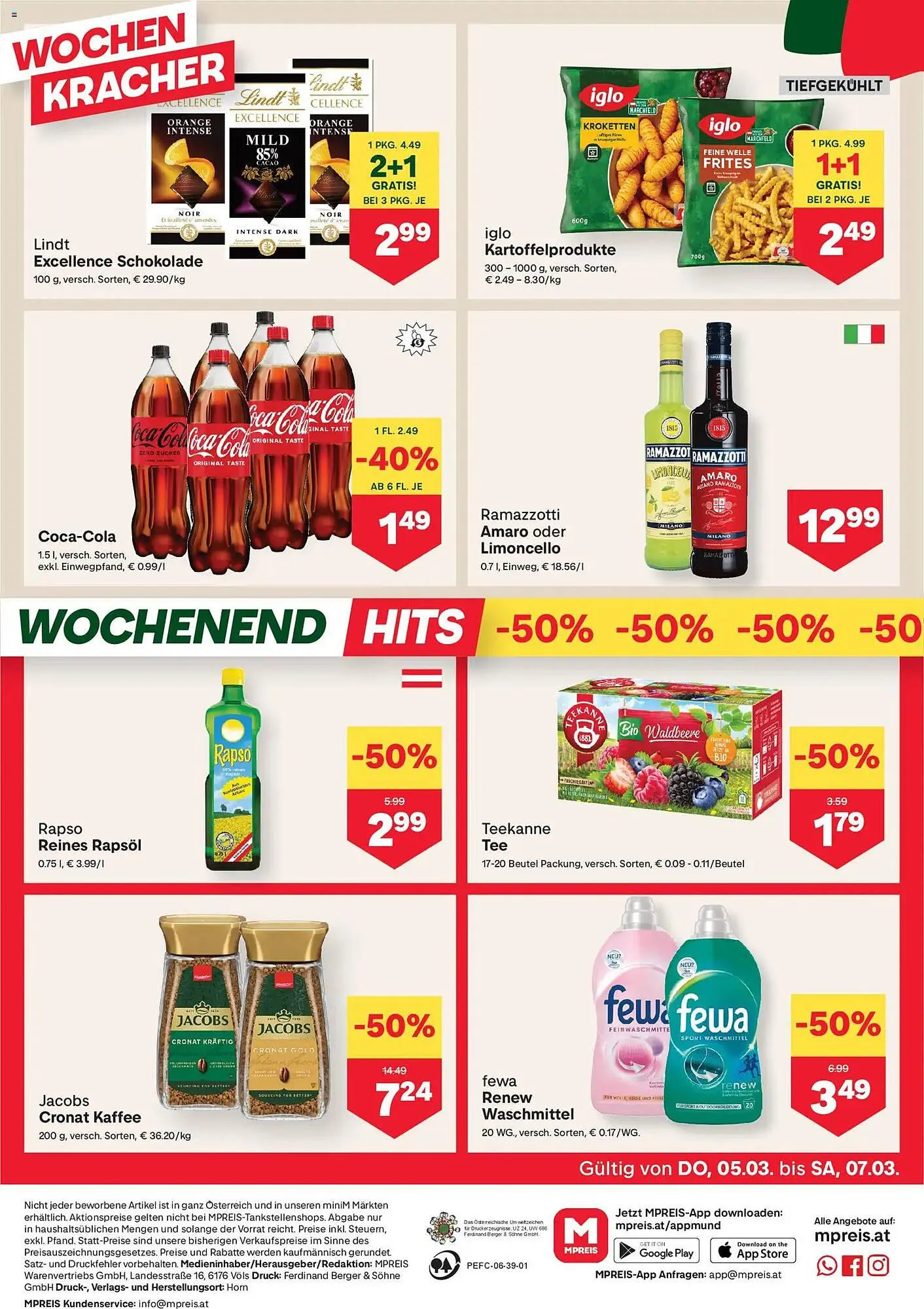 MPreis Flugblatt von 5. März bis 11. März 2026 - Flugblätt seite  12