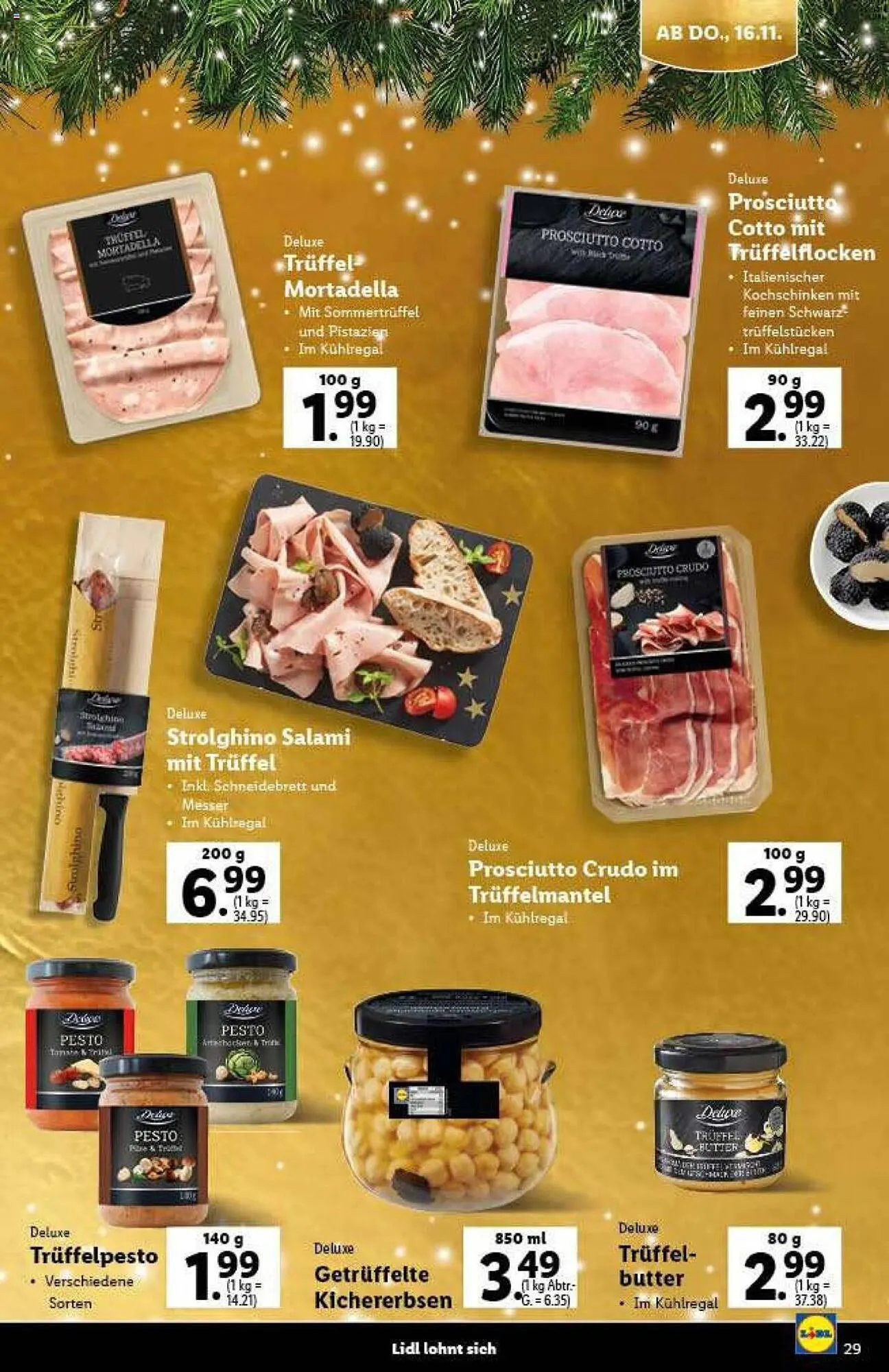 Lidl Flugblatt von 9. November bis 21. Dezember 2023 - Flugblätt seite  29