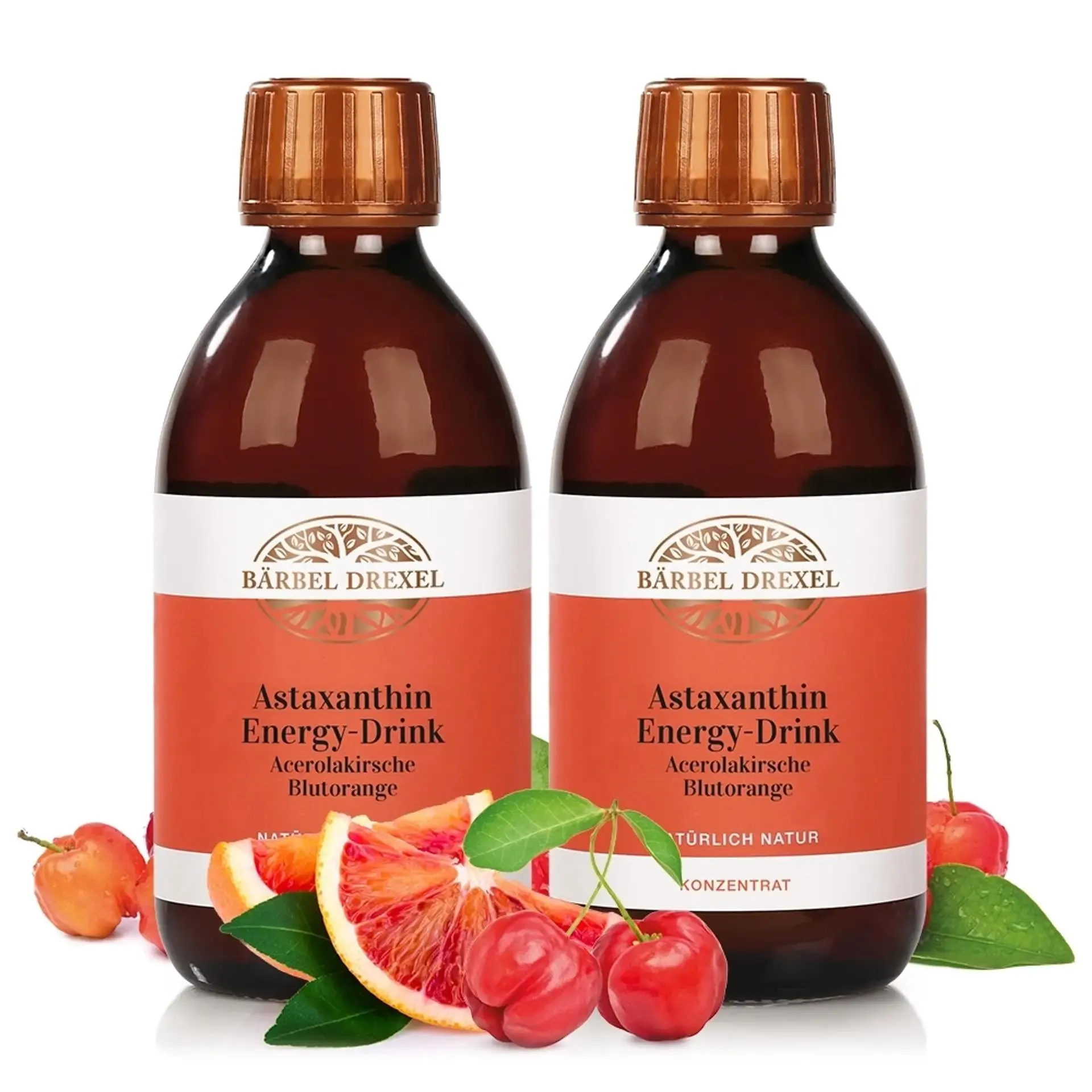 Astaxanthin Energy-Drink Konzentrat Acerola-Kirsche/Blutorange