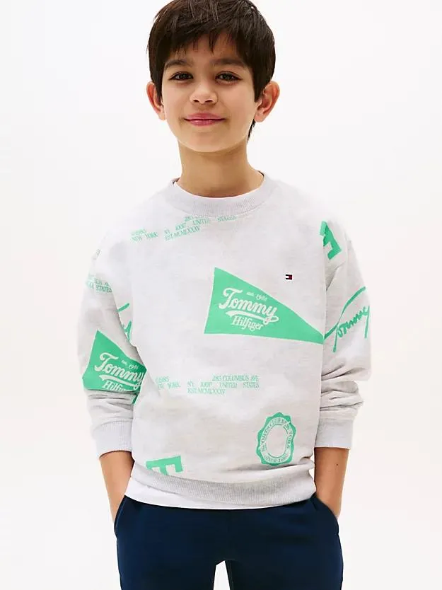 Sweatshirt mit Logoprint