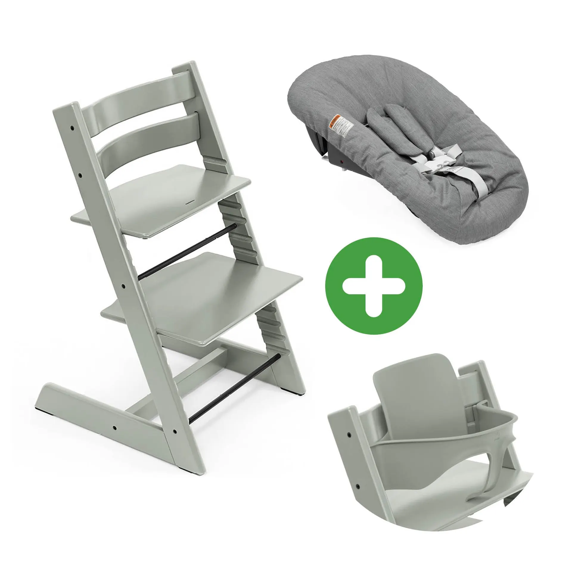 Trio Set Tripp Trapp® Buche Glacier Green