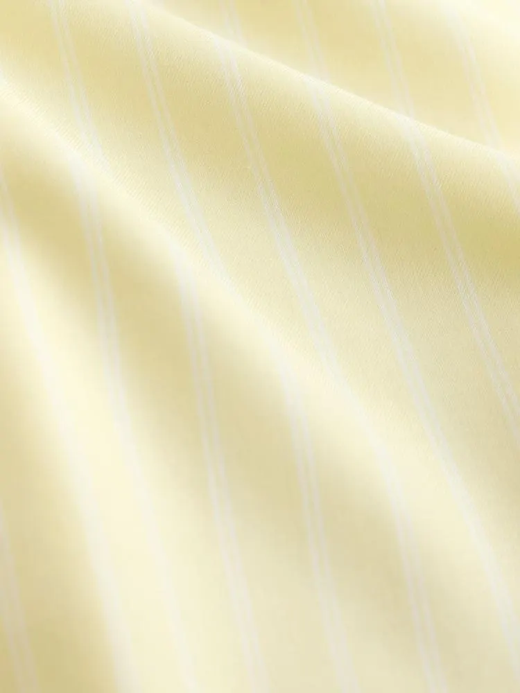 gelb/weiß gestreift - Weiches, locker geschnittenes Langarmhemd