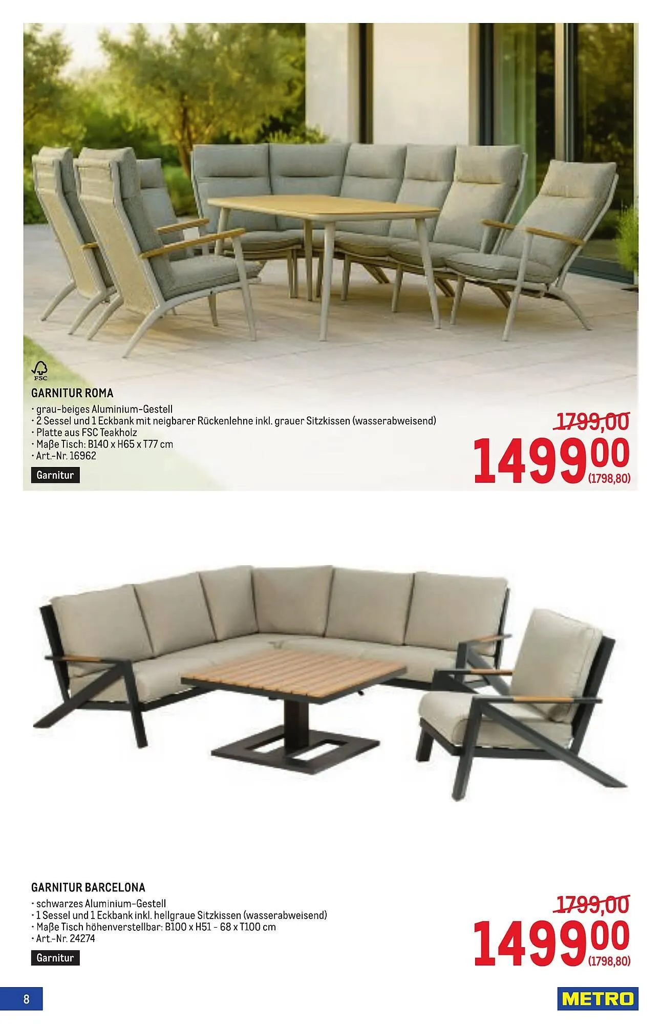 Metro Flugblatt von 2. April bis 29. April 2026 - Flugblätt seite  8