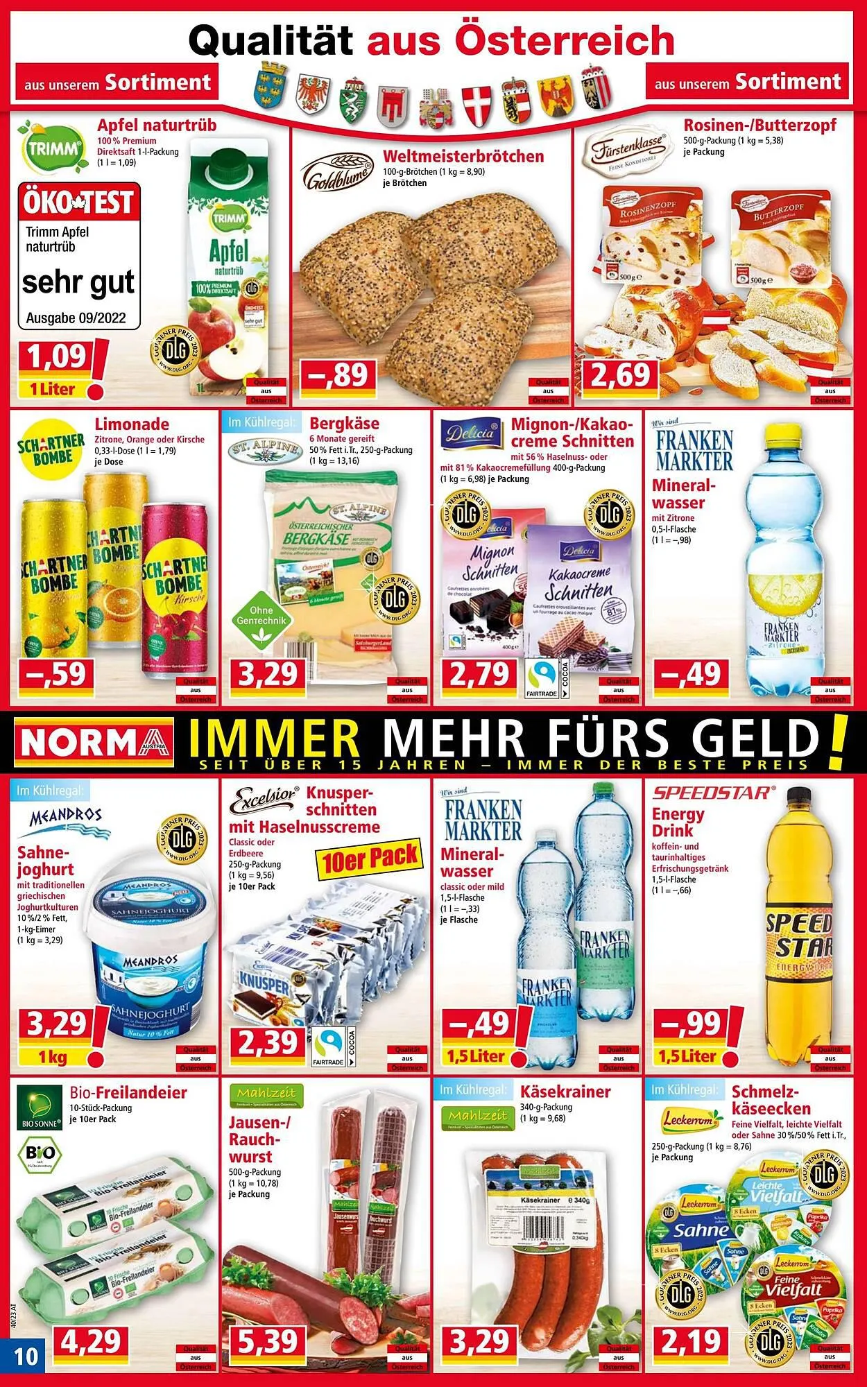 Norma Flugblatt von 2. Oktober bis 7. Oktober 2023 - Flugblätt seite 10