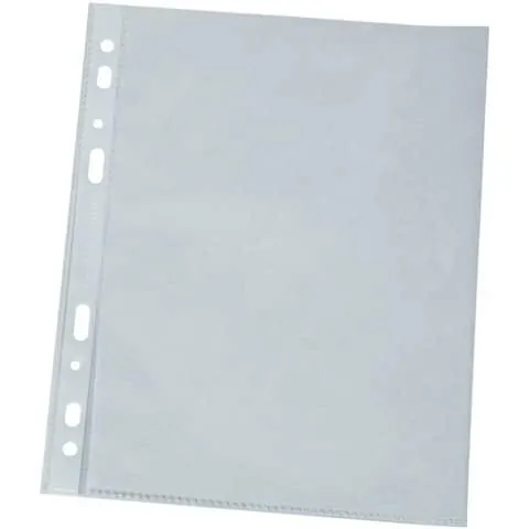 Klarsichthülle A4 100µm transparent glatt Q-CONNECT KF14841