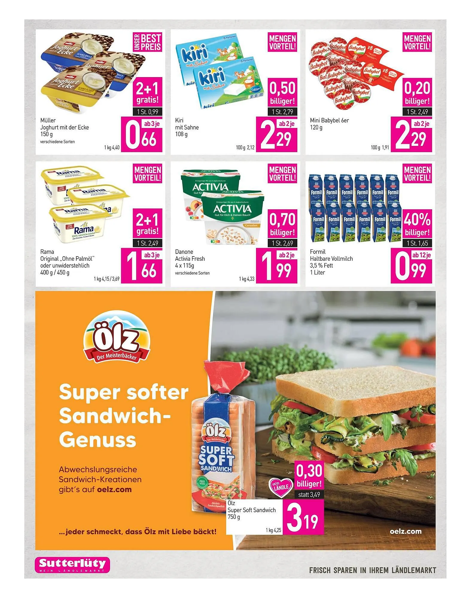 Sutterlüty Flugblatt von 14. September bis 20. September 2023 - Flugblätt seite  4