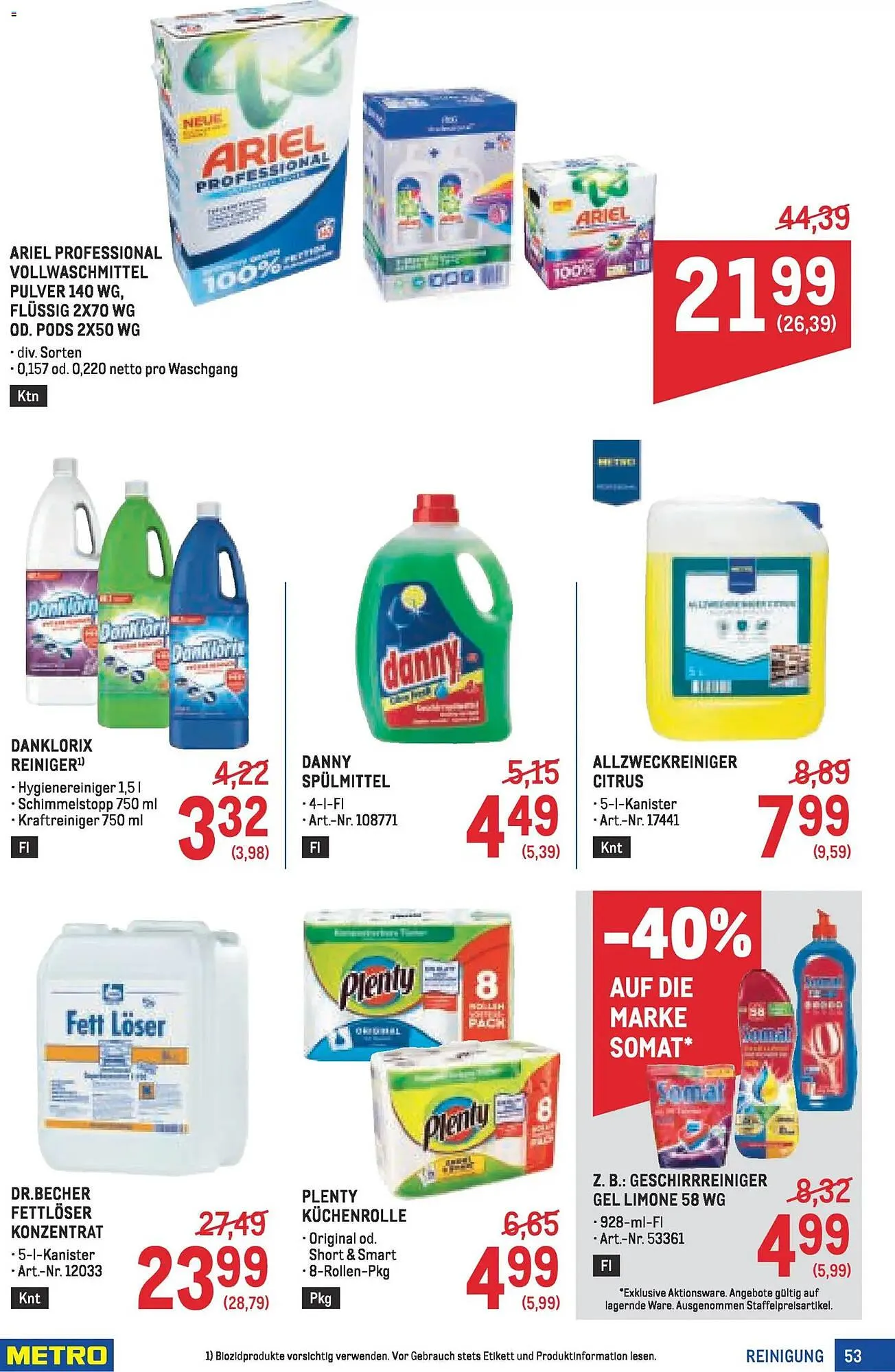 Metro Flugblatt von 22. Jänner bis 4. Februar 2026 - Flugblätt seite  53