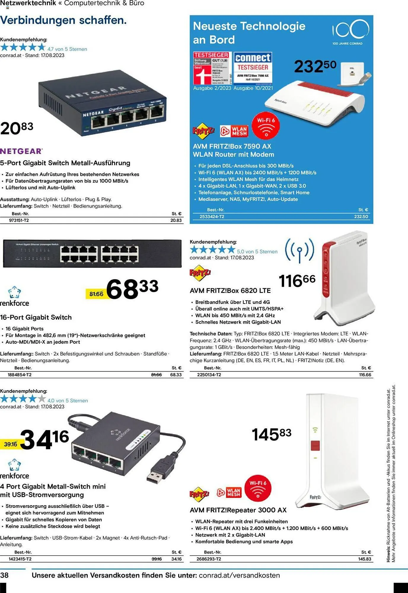 Conrad Flugblatt von 4. September bis 22. Oktober 2023 - Flugblätt seite 40