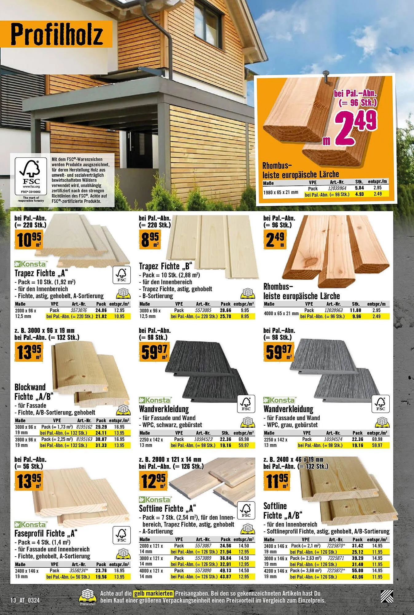 Hornbach Flugblatt von 5. März bis 5. April 2024 - Flugblätt seite 13