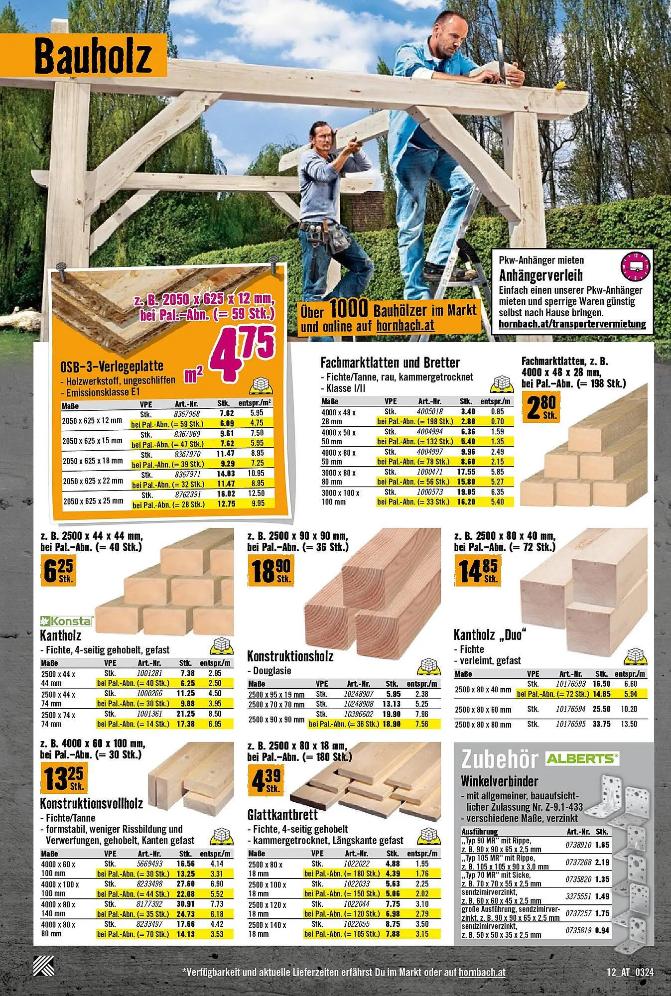 Hornbach Flugblatt von 5. März bis 5. April 2024 - Flugblätt seite 12