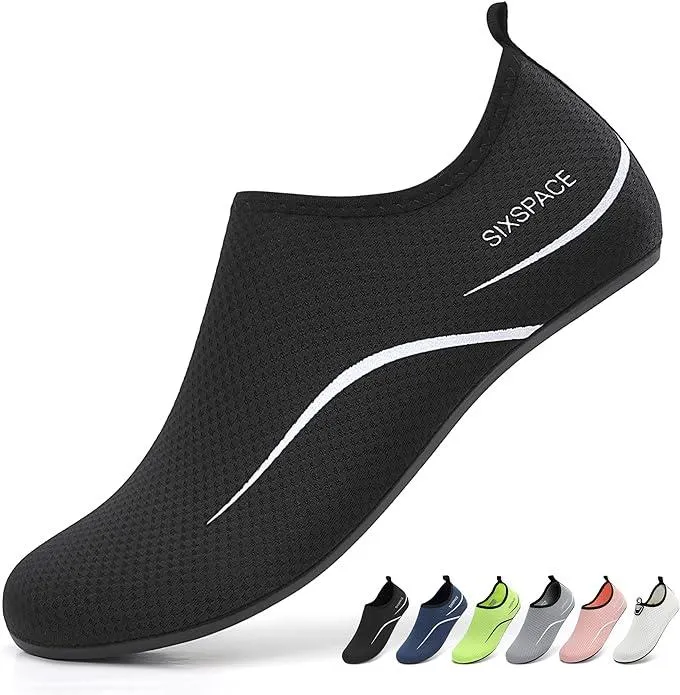 Sixspace Badeschuhe Wasserschuhe Strandschuhe Schnell Trocknend Schwimmschuhe Breathable Aquaschuhe Surfschuhe für Herren Damen Gr.34-47