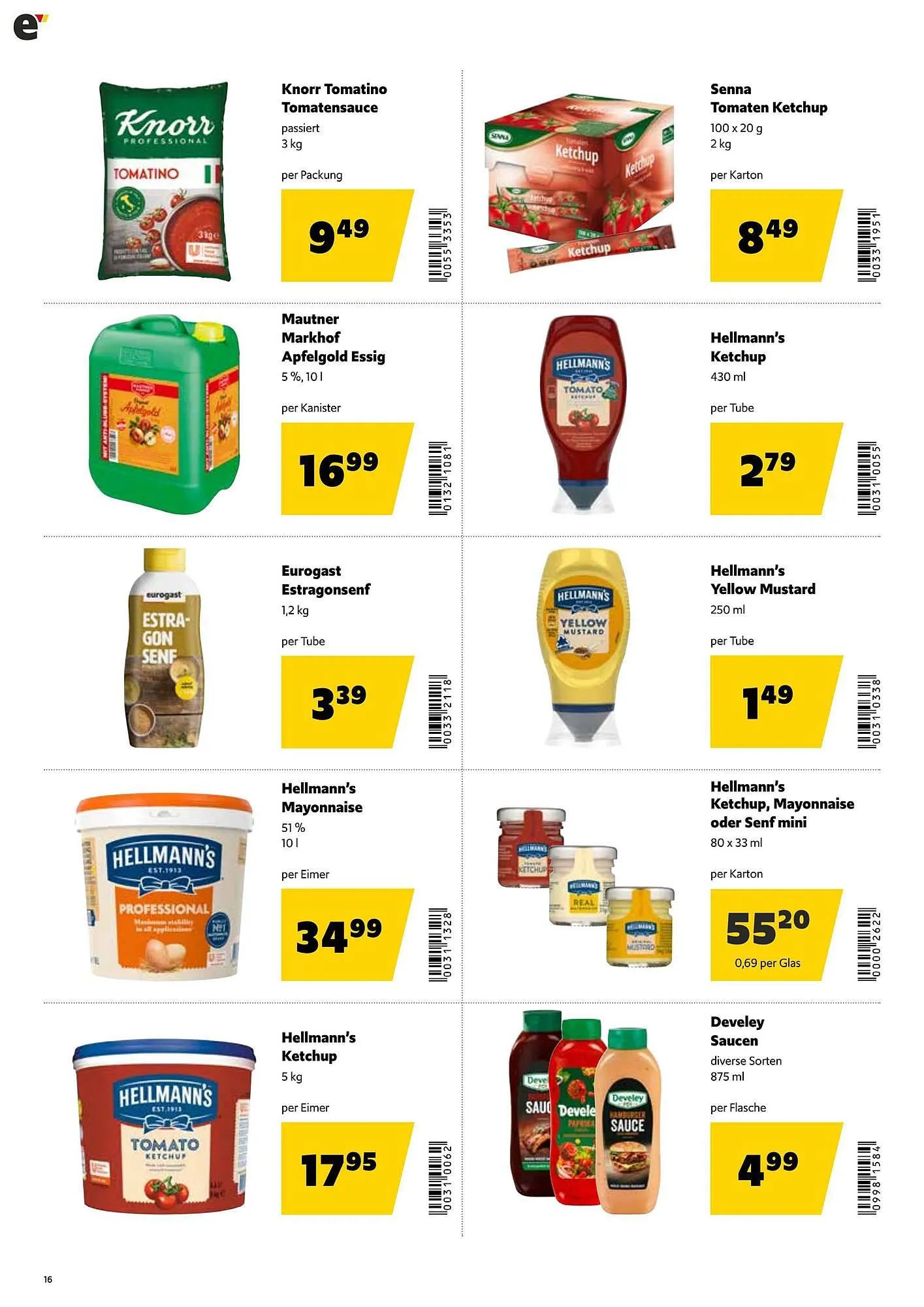 Eurogast Grissemann Flugblatt von 23. Februar bis 7. März 2026 - Flugblätt seite 16
