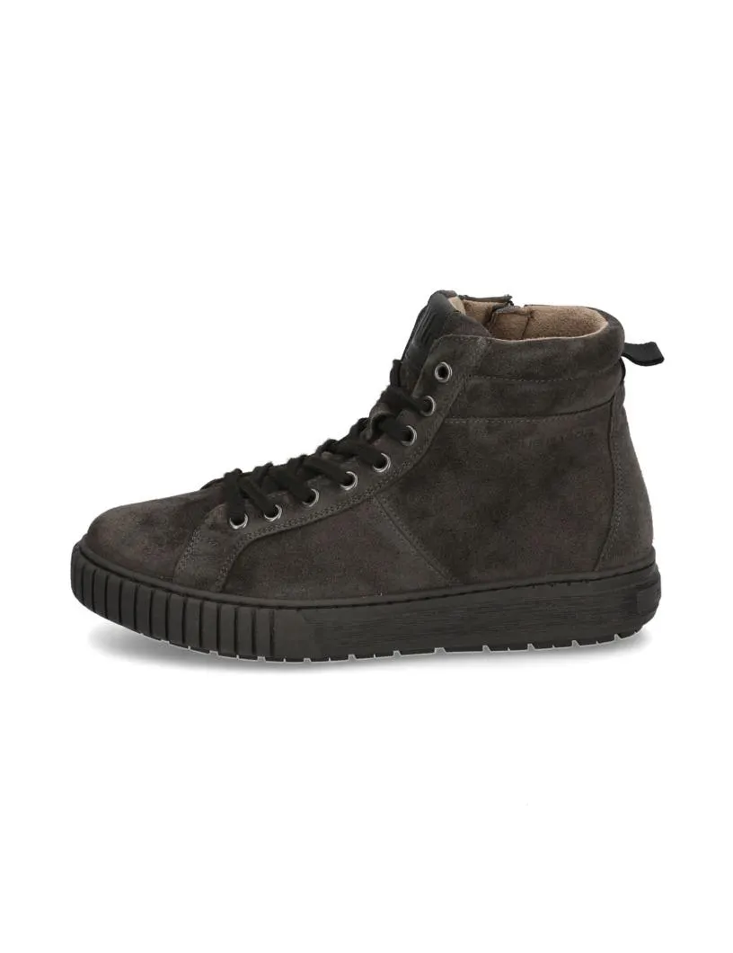 Veloursleder Sneaker Mid Cut