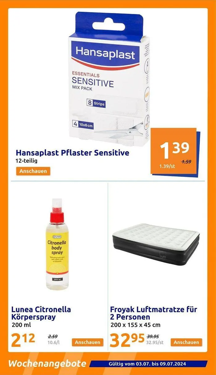 Action Flugblatt Bis 09.07.2024 von 4. Juli bis 18. Juli 2024 - Flugblätt seite 15