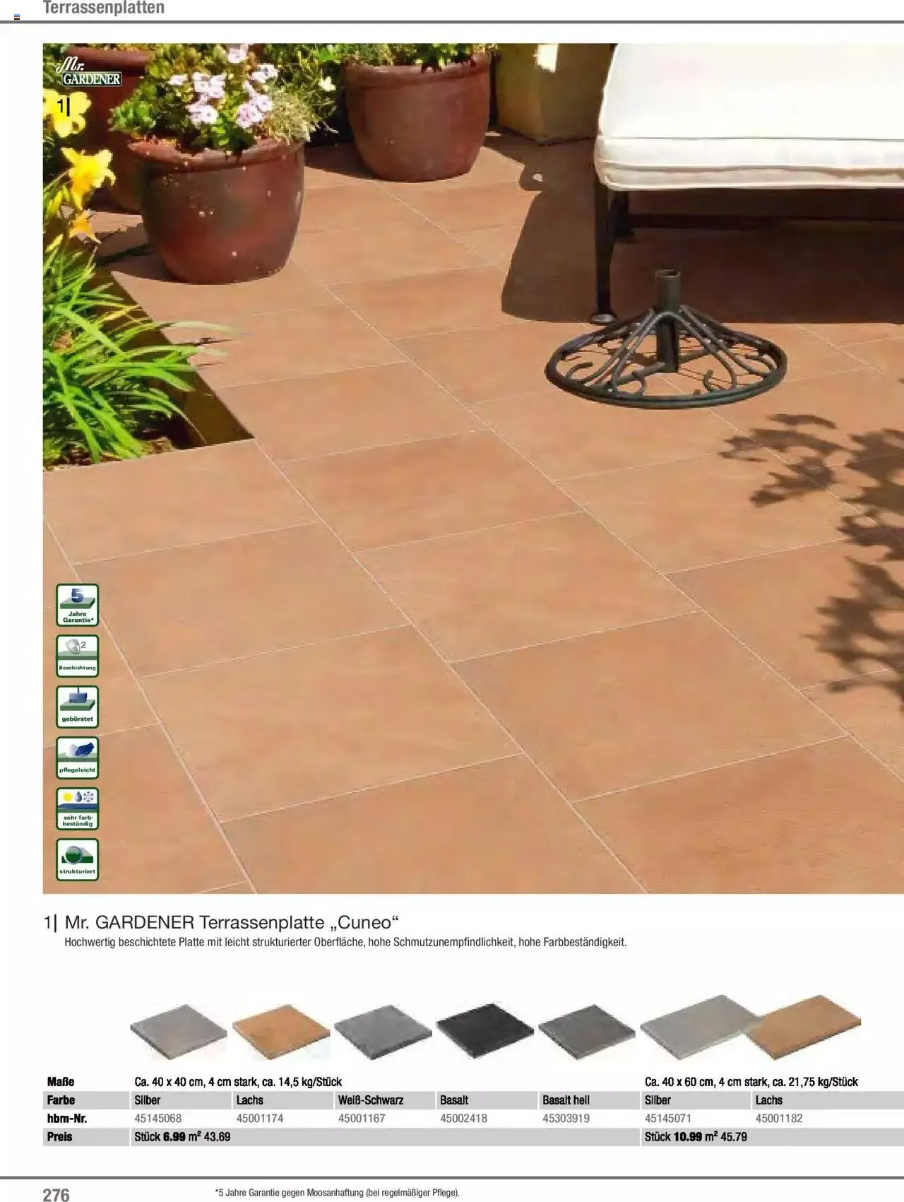 Hagebau Gartenjahr 2023 von 7. März bis 31. Dezember 2023 - Flugblätt seite 276