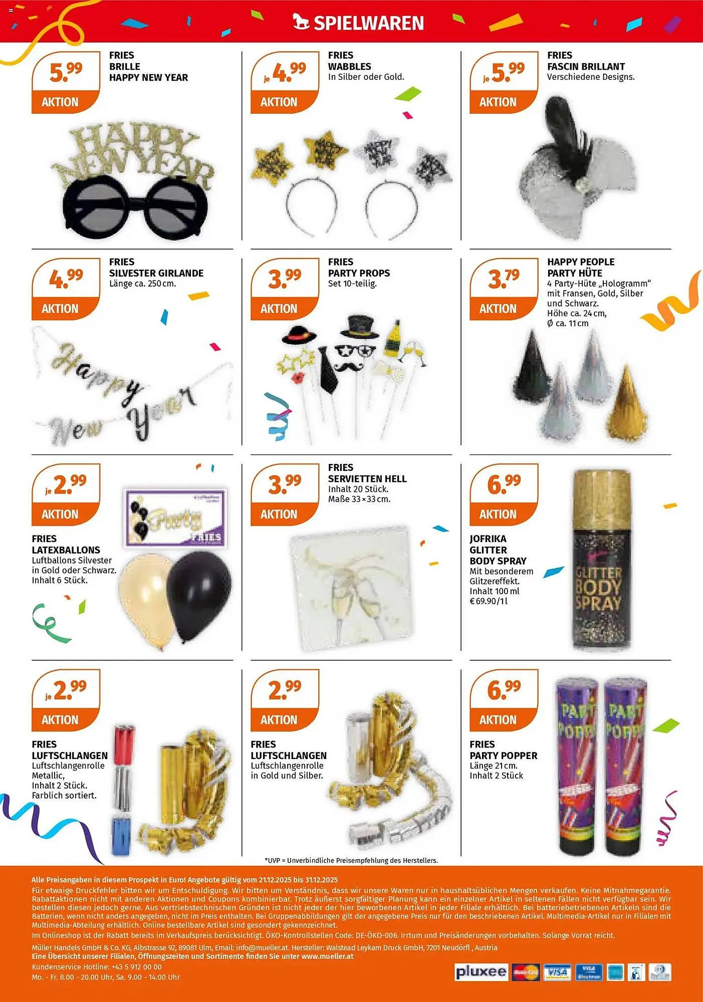 Müller Flugblatt von 21. Dezember bis 31. Dezember 2025 - Flugblätt seite  6