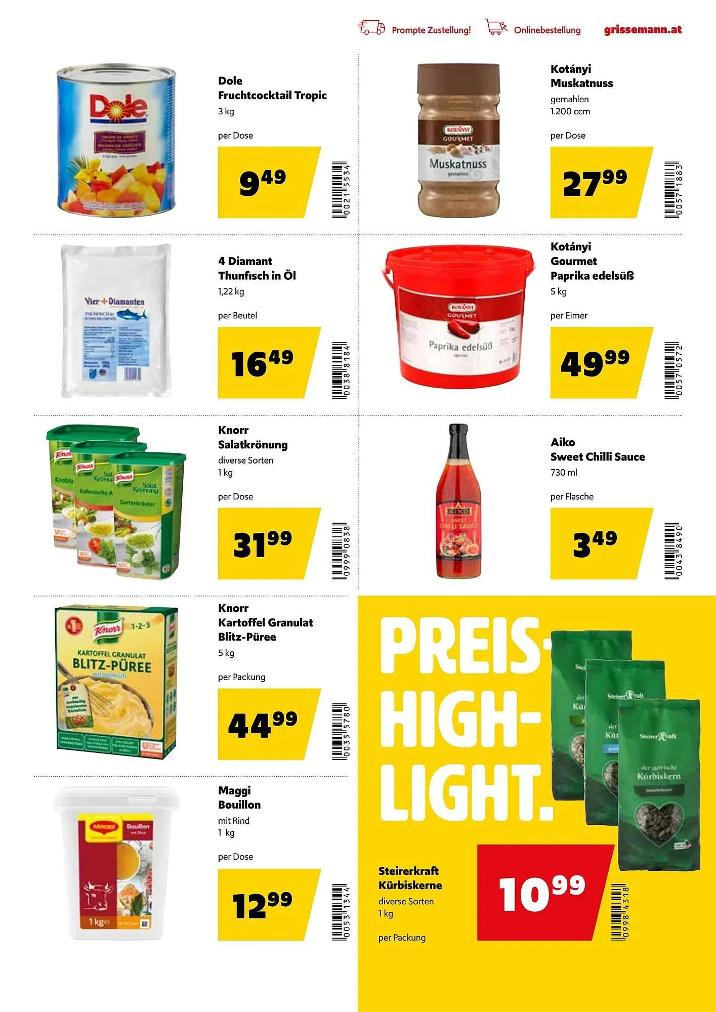 Eurogast Grissemann Flugblatt von 9. Februar bis 21. Februar 2026 - Flugblätt seite  13