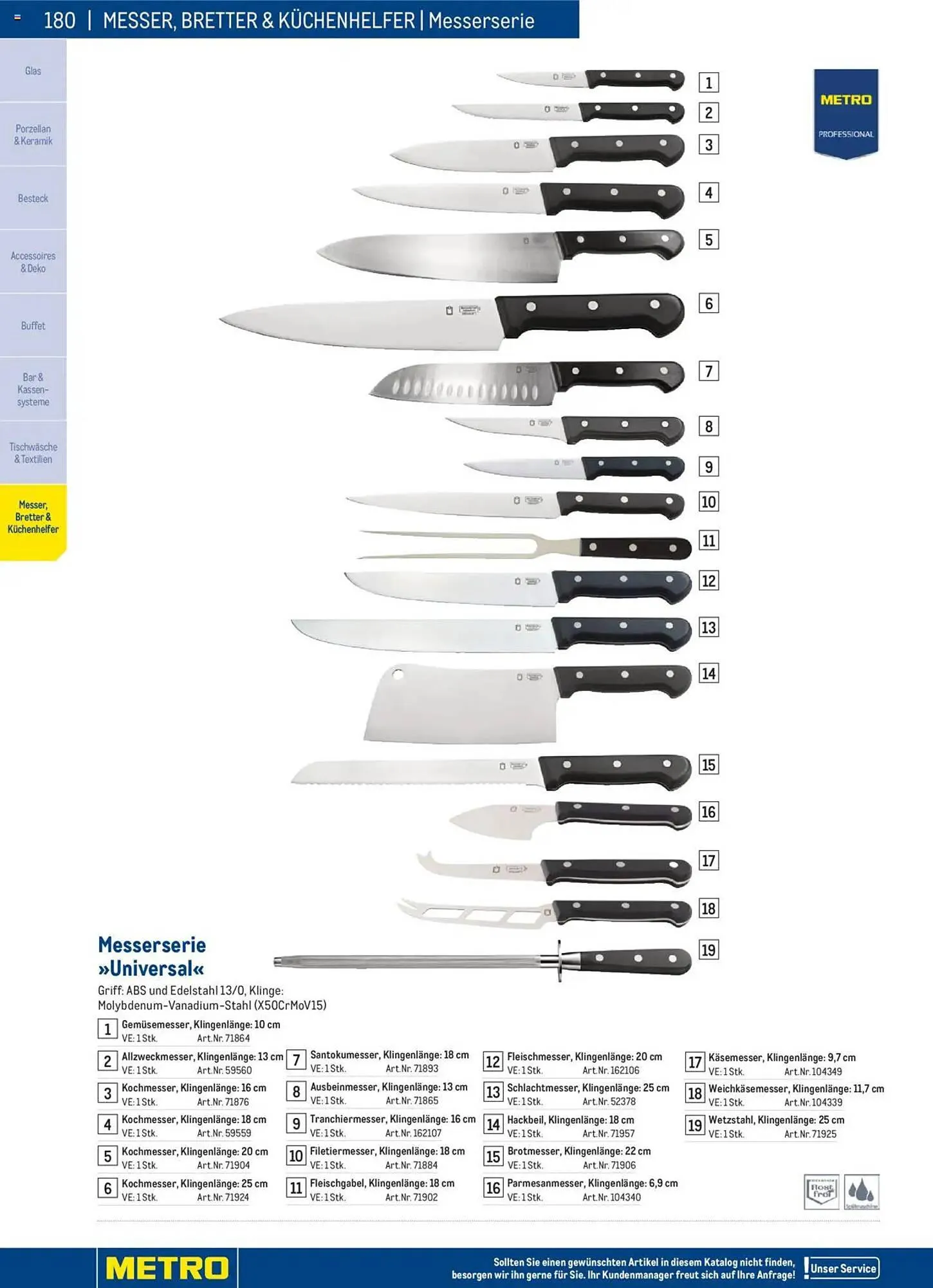 Metro Flugblatt von 2. Dezember bis 31. Dezember 2025 - Flugblätt seite  180