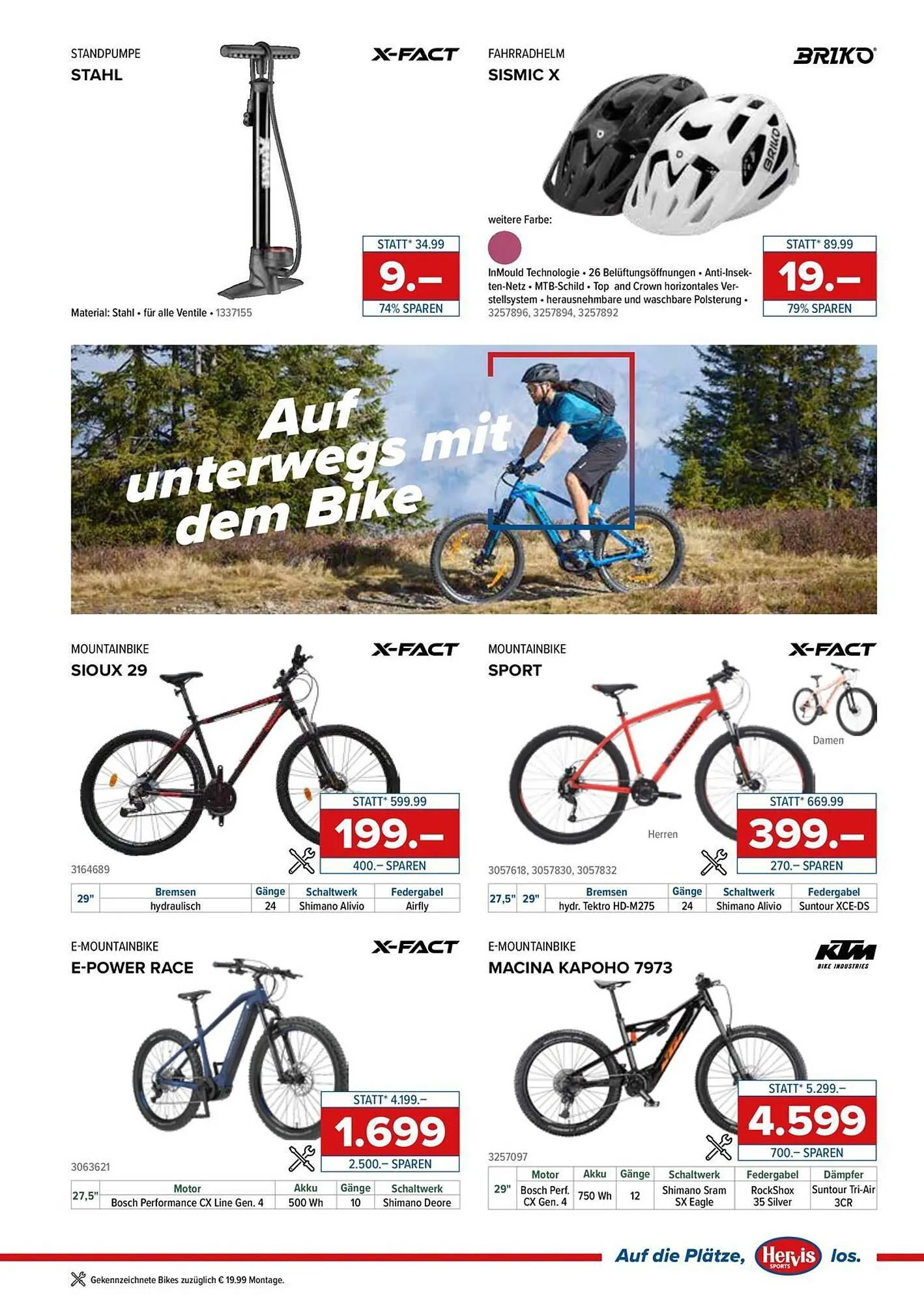 Hervis Flugblatt von 11. April bis 13. April 2024 - Flugblätt seite  3