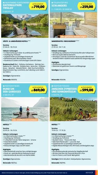 Hofer Flugblatt - Reisen von 27. Mai bis 30. Juni 2026 - Flugblätt seite  7