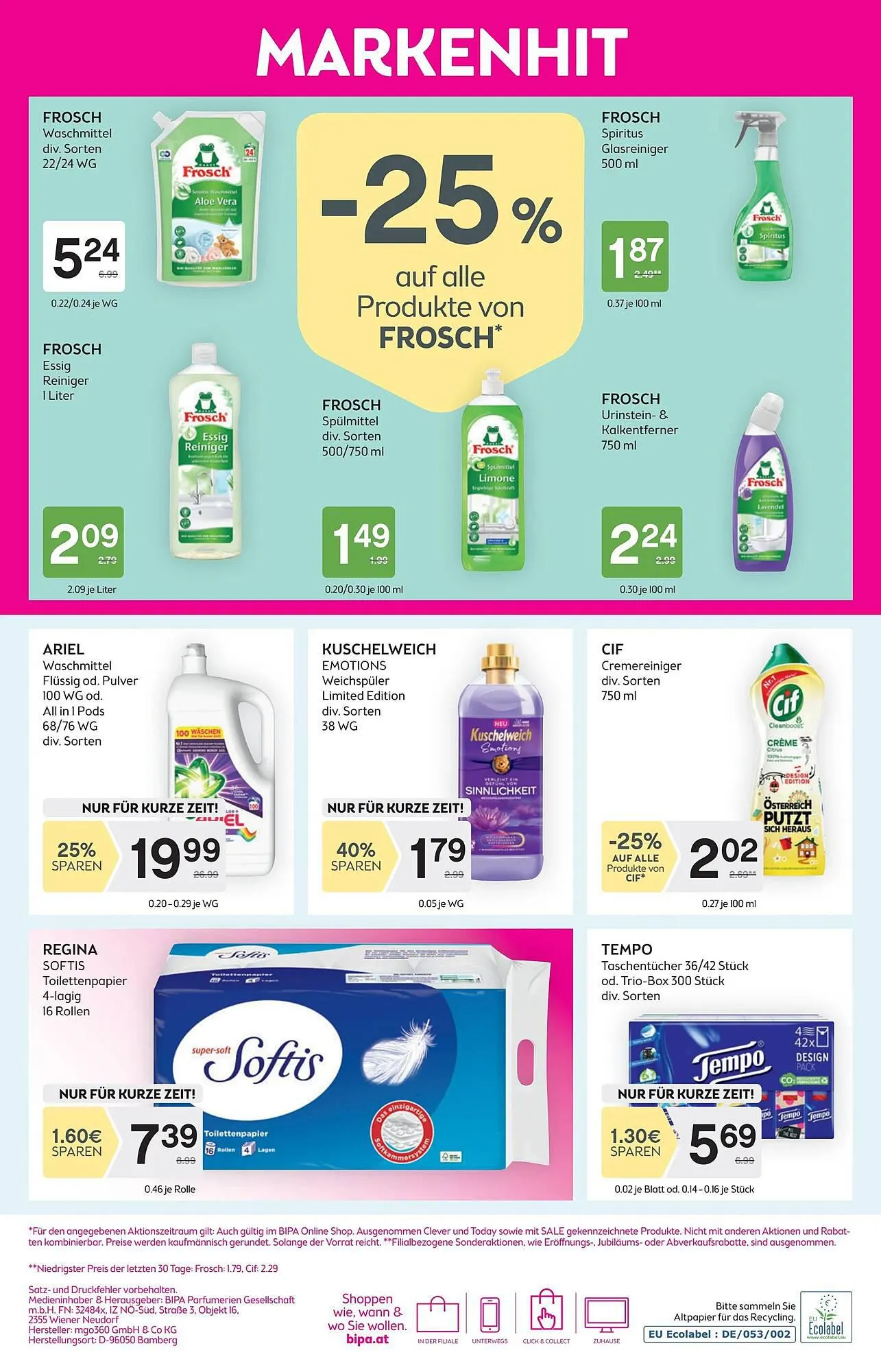 Bipa Flugblatt von 20. September bis 4. Oktober 2023 - Flugblätt seite 10