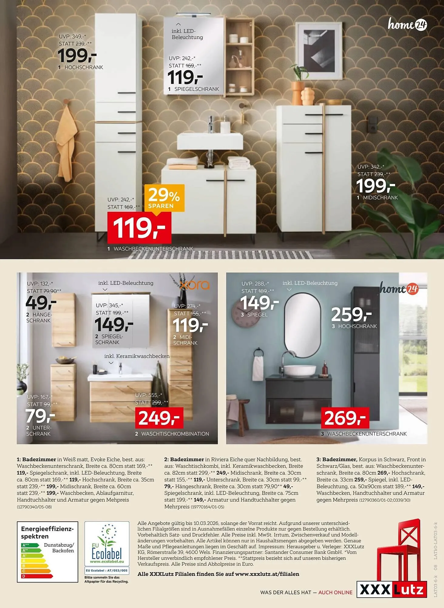 XXXLutz Prospekt von 24. Februar bis 10. März 2026 - Flugblätt seite  8