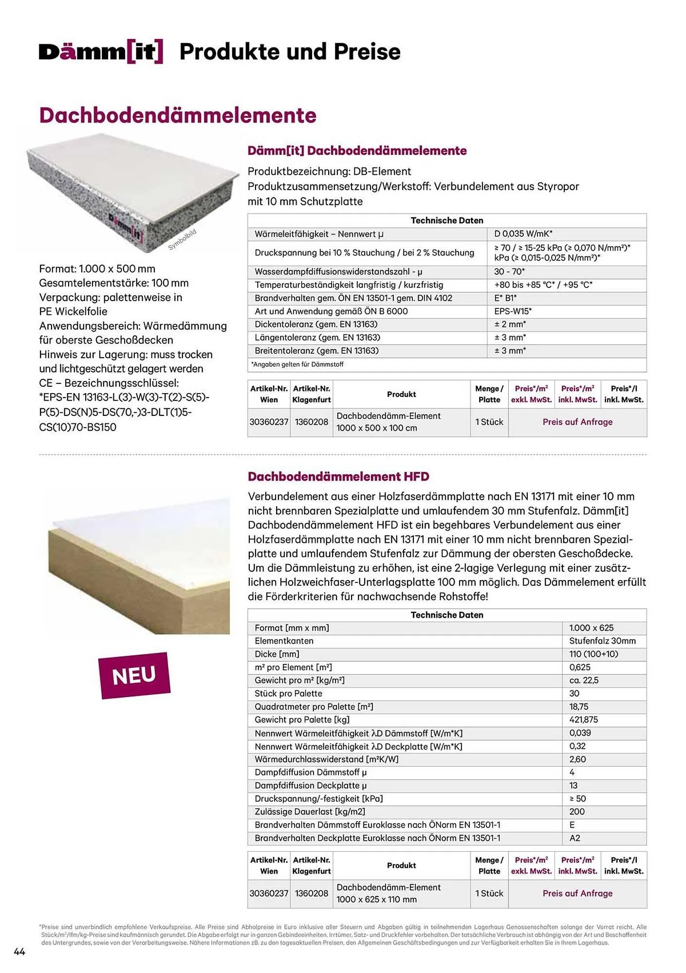 Lagerhaus Graz Land Flugblatt von 22. März bis 31. Dezember 2025 - Flugblätt seite  44