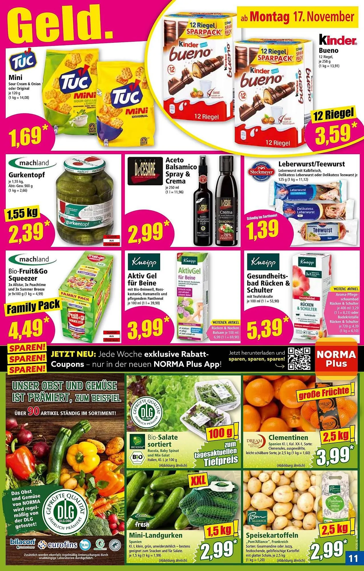 Norma Prospekt von 17. November bis 23. November 2025 - Flugblätt seite 11