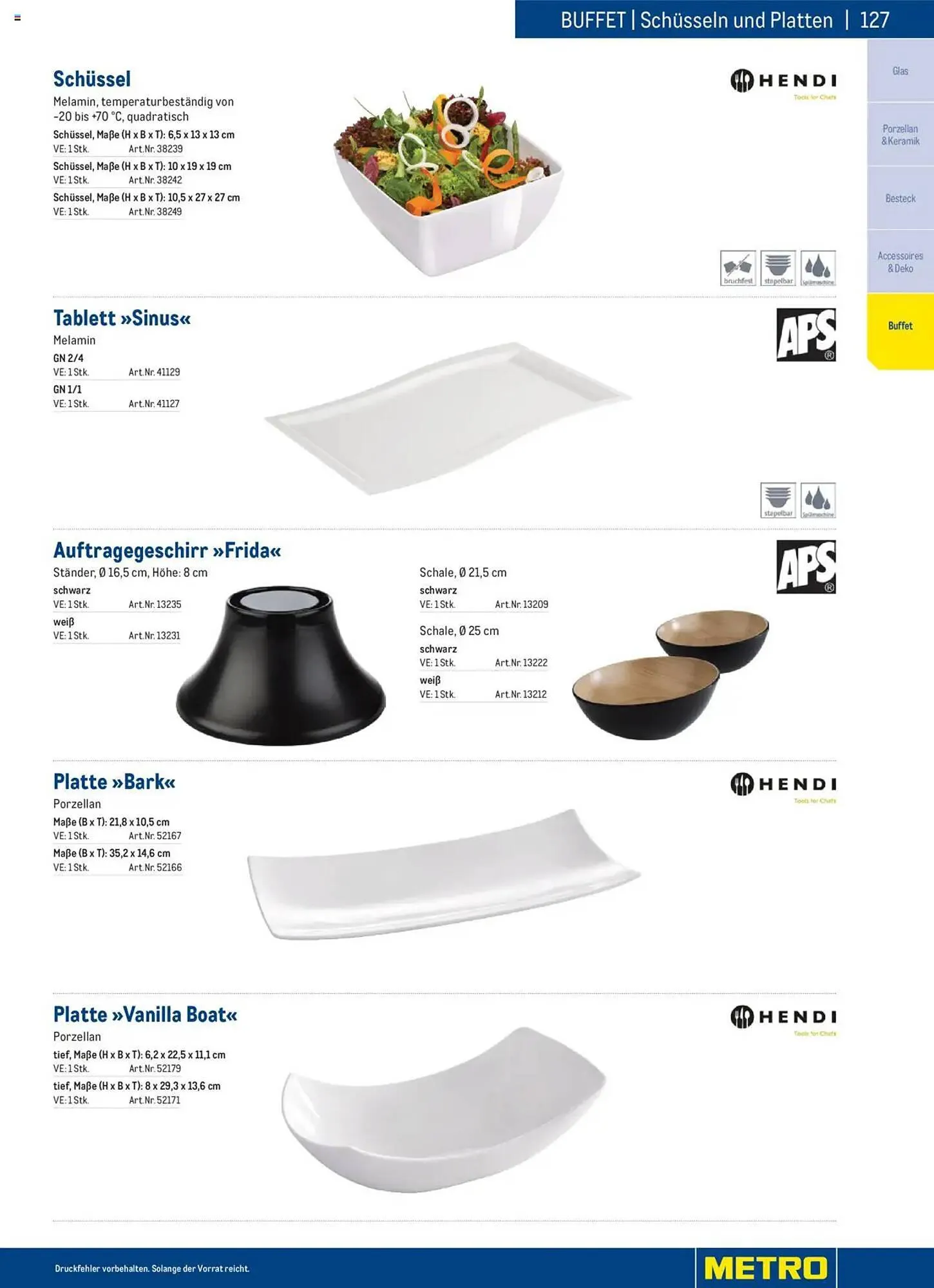 Metro Flugblatt von 2. Dezember bis 31. Dezember 2025 - Flugblätt seite  127
