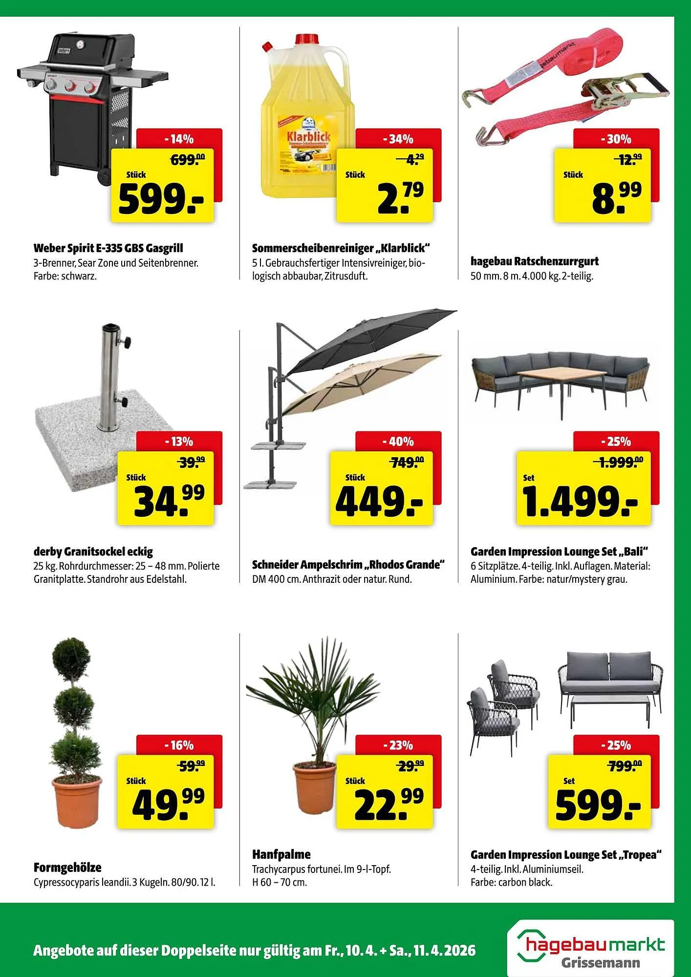 Eurogast Grissemann Flugblatt von 10. April bis 11. April 2026 - Flugblätt seite 9