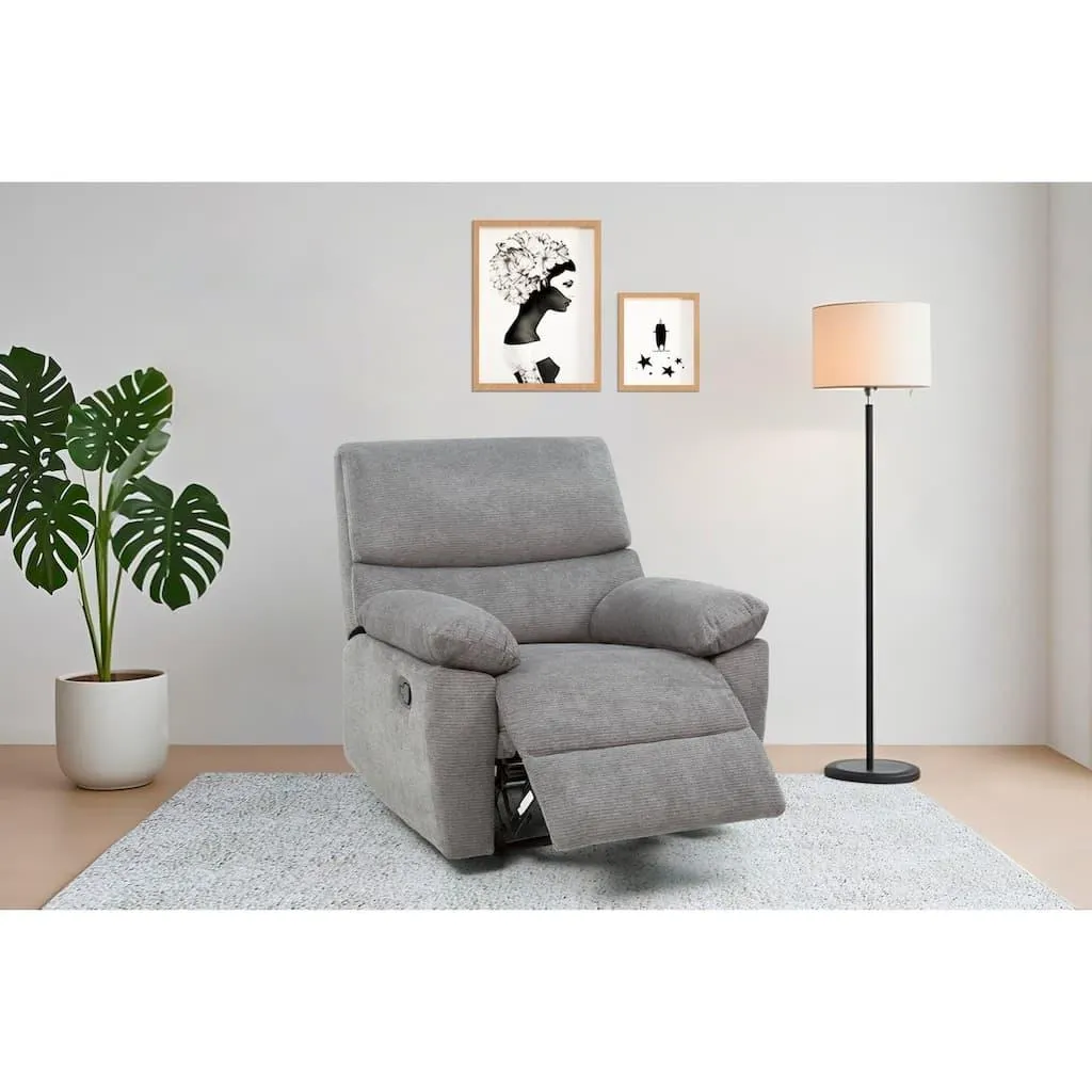 Home affaire Relaxsessel »LANNOY, TV-Sessel, elektr. o. manuelle Relaxfunktion, USB A/C,« Sessel mit Liegefunktion 105°-150°, Federkernpolsterung