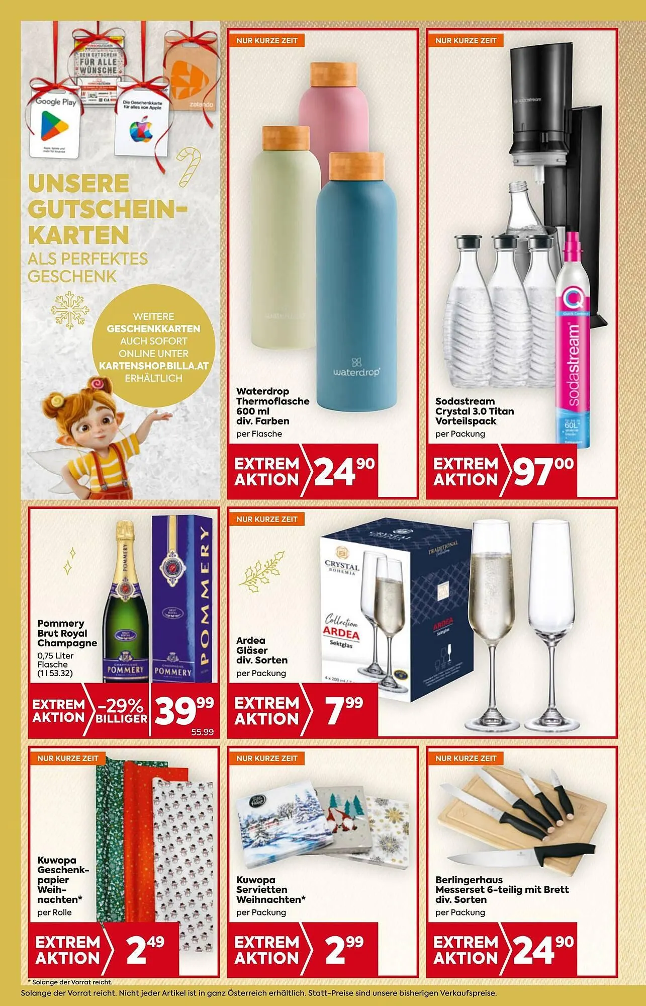 Billa Corso Flugblatt von 4. Dezember bis 10. Dezember 2025 - Flugblätt seite  18