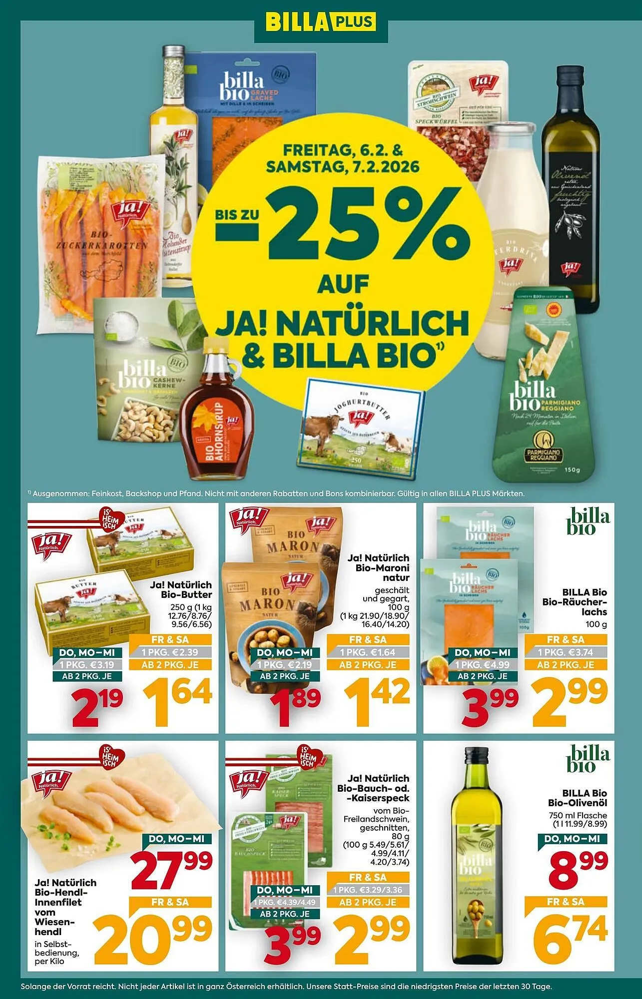 Billa Flugblatt von 5. Februar bis 11. Februar 2026 - Flugblätt seite  2