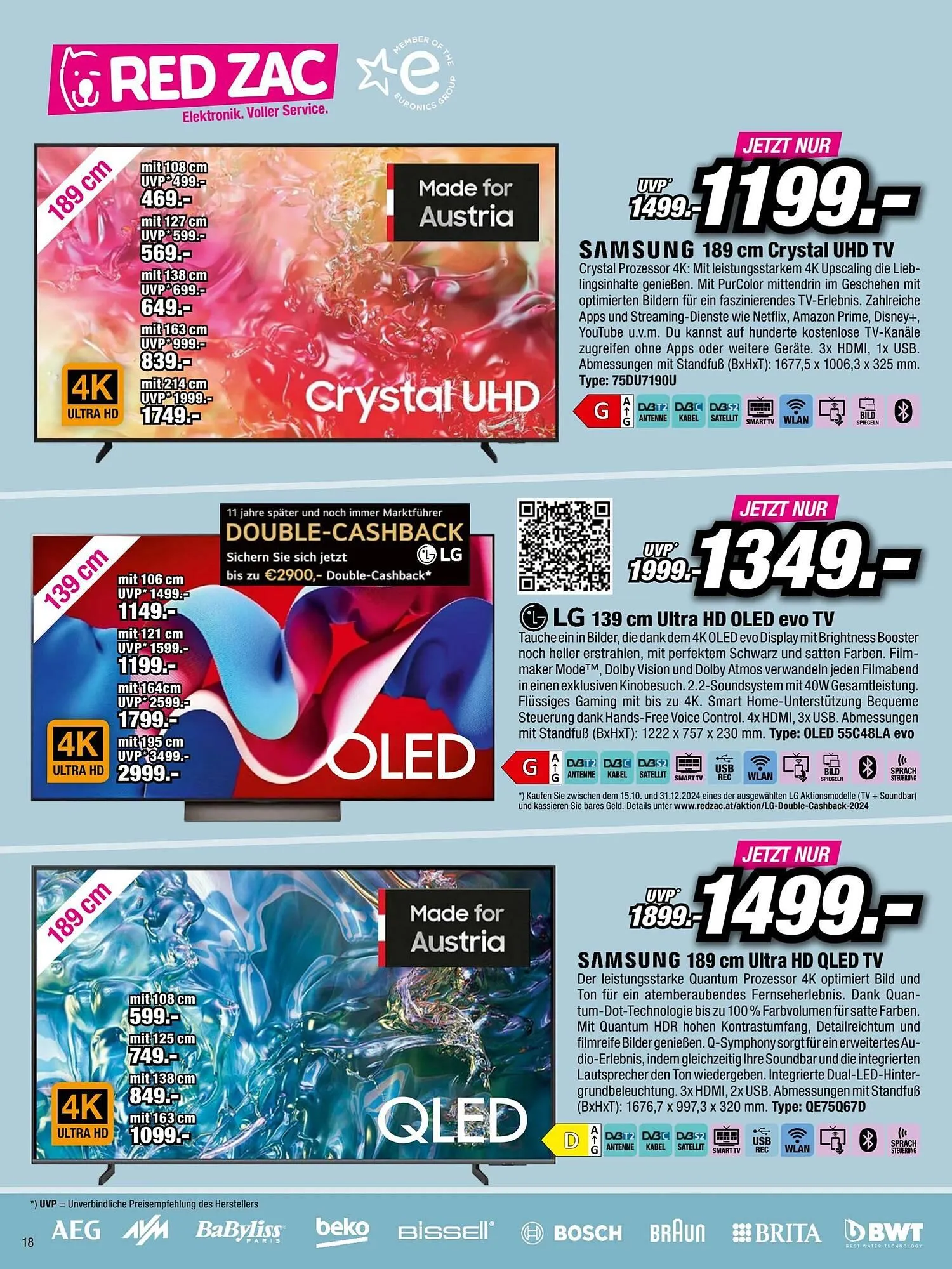 Red Zac Flugblatt von 29. Dezember bis 16. Jänner 2025 - Flugblätt seite 18