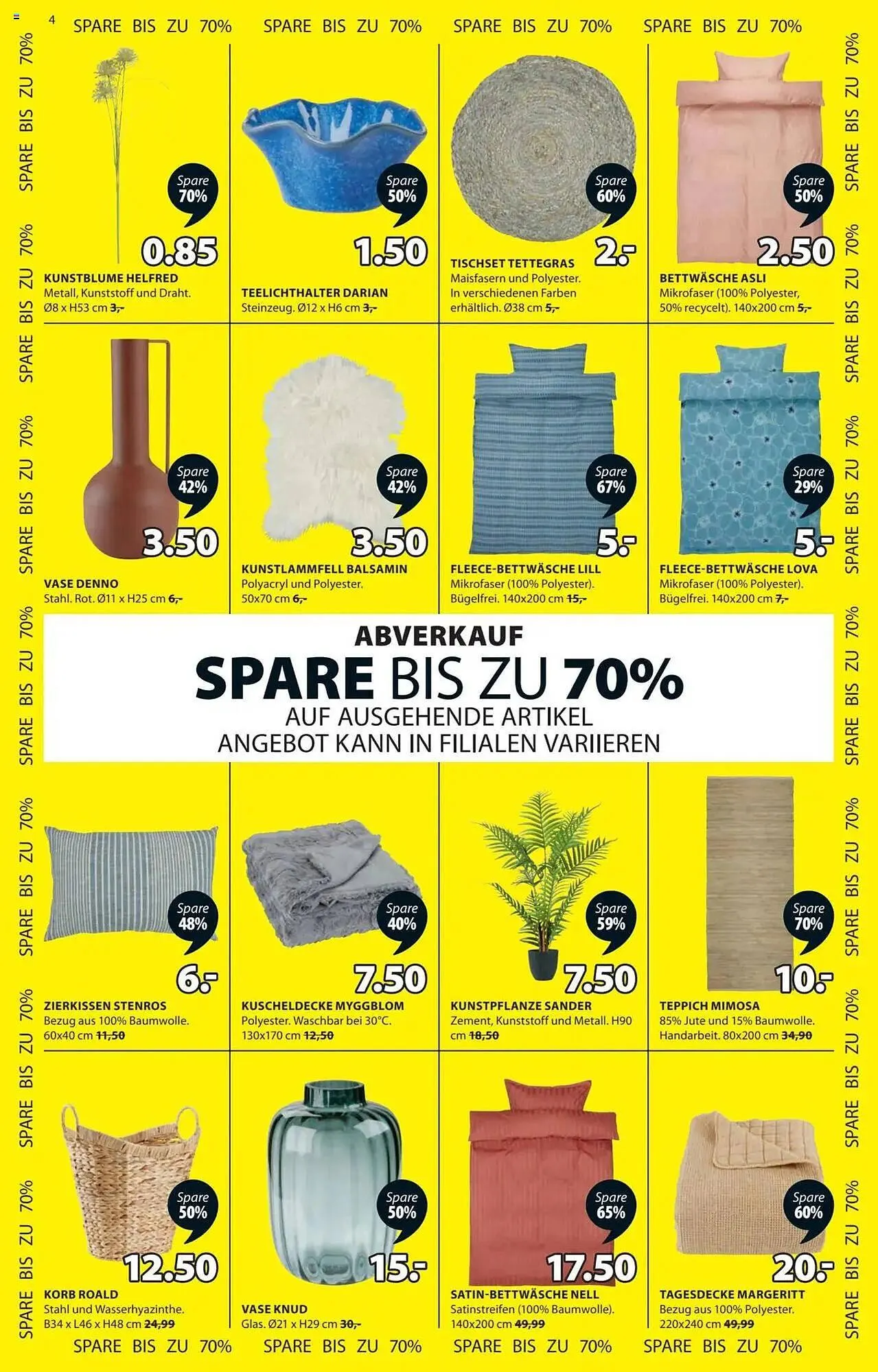 JYSK Flugblatt von 22. Jänner bis 11. Februar 2025 - Flugblätt seite 4