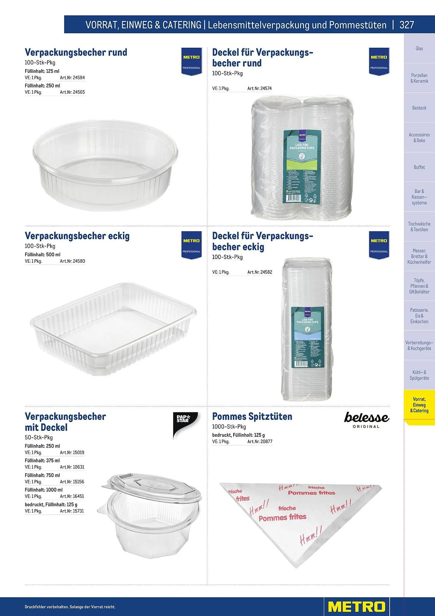 Metro Flugblatt von 25. März bis 31. Dezember 2026 - Flugblätt seite  327