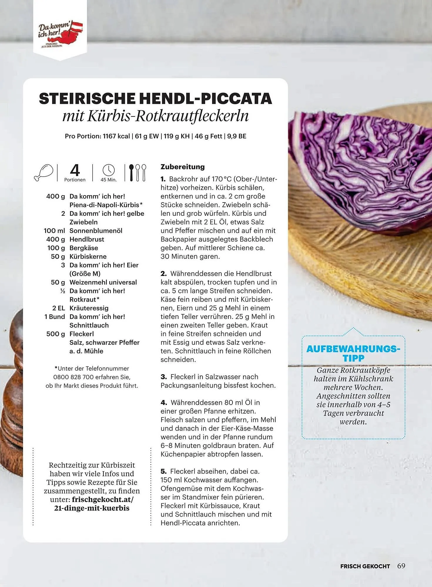 Billa Flugblatt von 1. Oktober bis 31. Oktober 2023 - Flugblätt seite 17