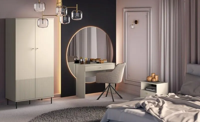 STEINER SHOPPING Schlafzimmer - Set D Petkula, 3-teilig, Farbe: Beige hell