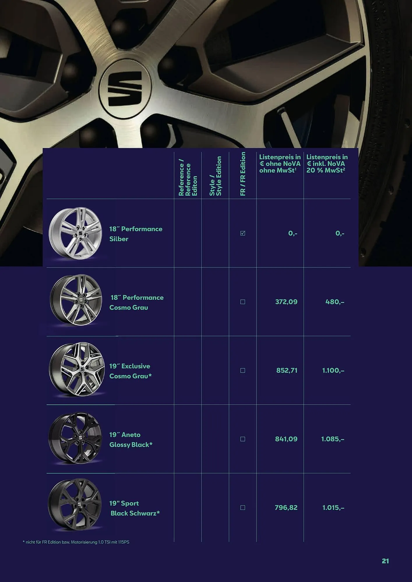 Seat Flugblatt von 13. Jänner bis 6. Juli 2026 - Flugblätt seite  21