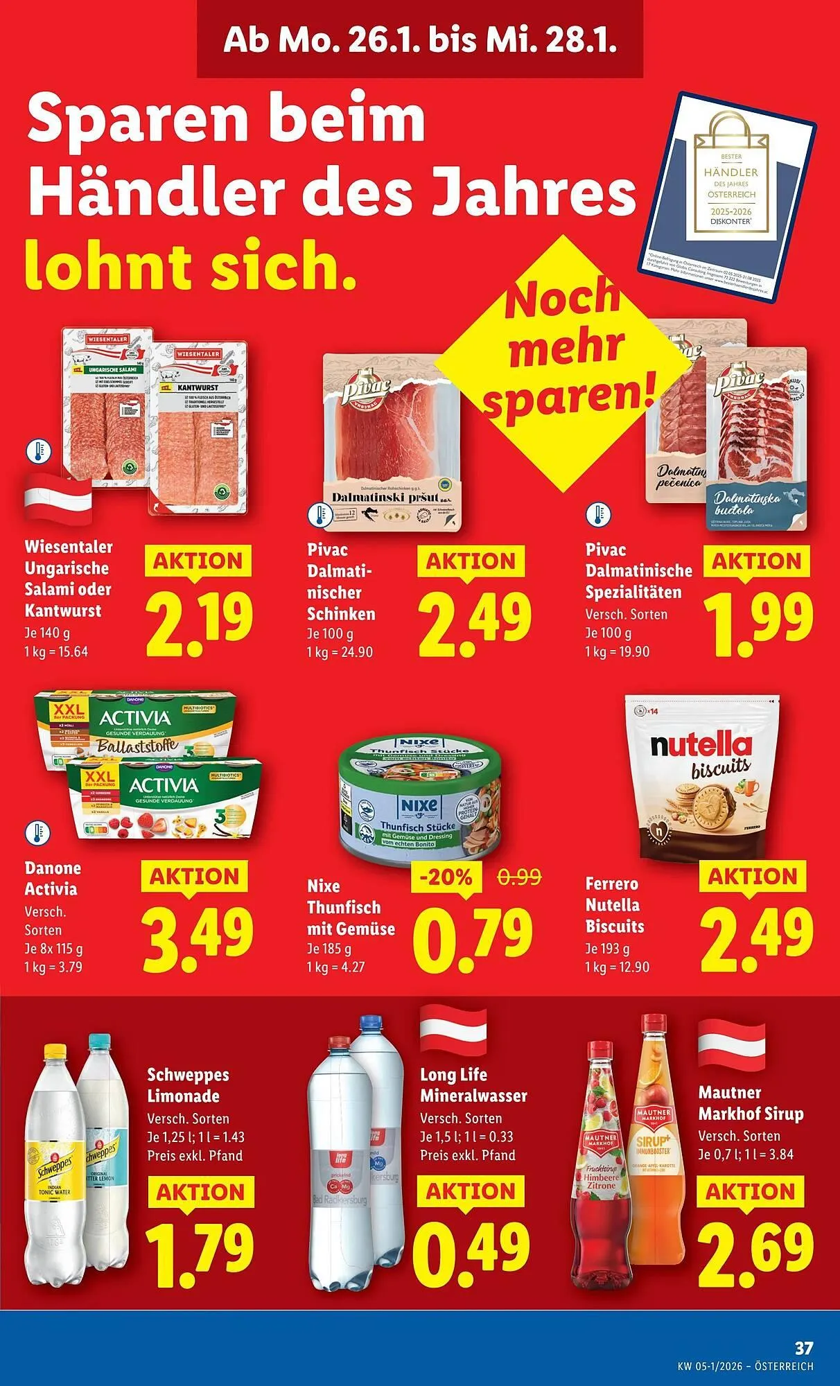 Lidl Flugblatt von 22. Jänner bis 29. Jänner 2026 - Flugblätt seite  43