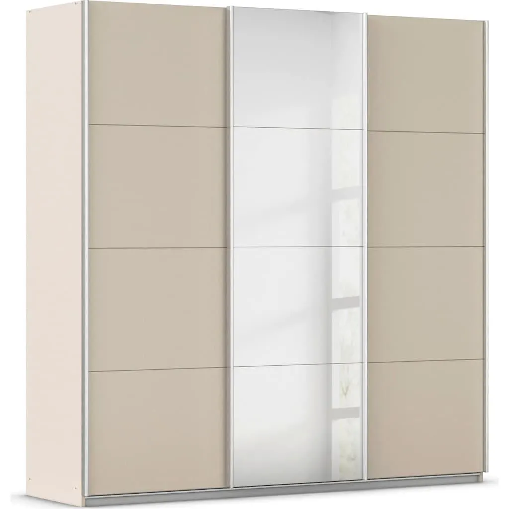 OTTO home Schwebetürenschrank »Kleiderschrank Schrank OTTO´S CHOICE Garderobe AGORDO« Breiten 203/271/315/360 cm in drei Griff-Farben - NEU: Farbe SCHWARZ, Top Innenausstattung, in 4 Breiten und 2 Höhen MADE IN GERMANY