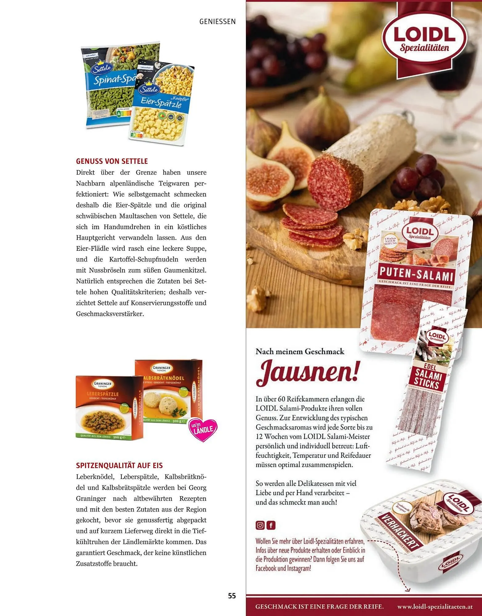 Sutterlüty Flugblatt von 19. November bis 9. Dezember 2024 - Flugblätt seite 55